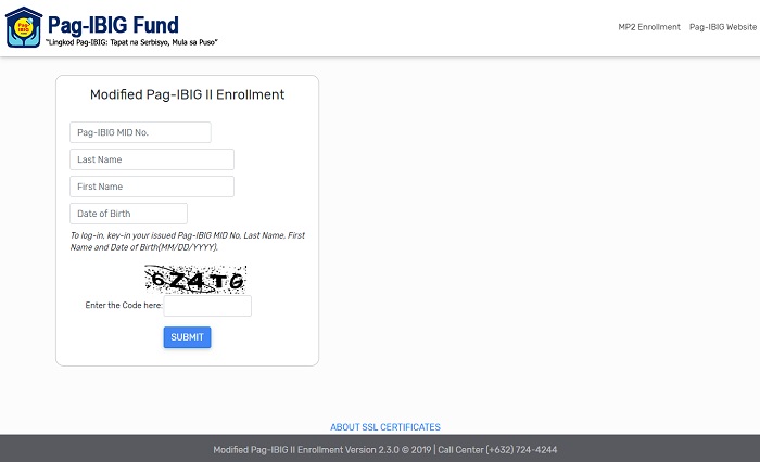 pag ibig mp2 online enrollment