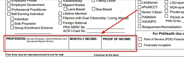 how to update monthly income in philhealth 3