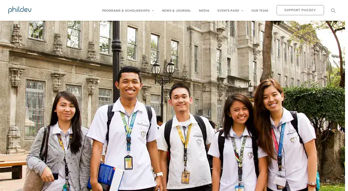 scholarship programs philippines 18