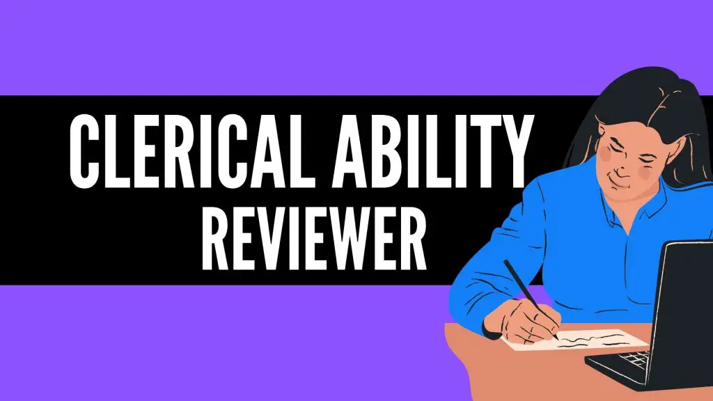 The Ultimate Clerical Ability Reviewer