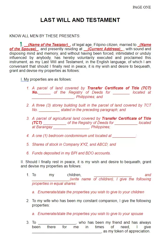 39-last-will-and-testament-forms-templates-templatelab