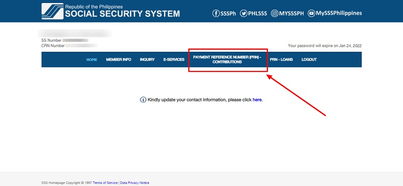 how to change amount of sss contribution online 2