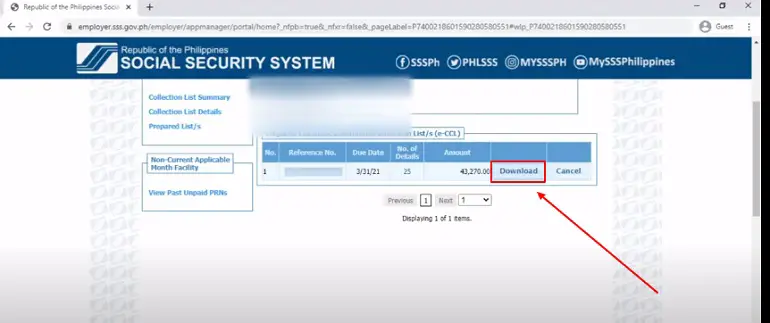 how to change employee contribution in sss 7