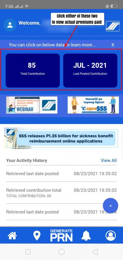 how to check sss contribution online 7