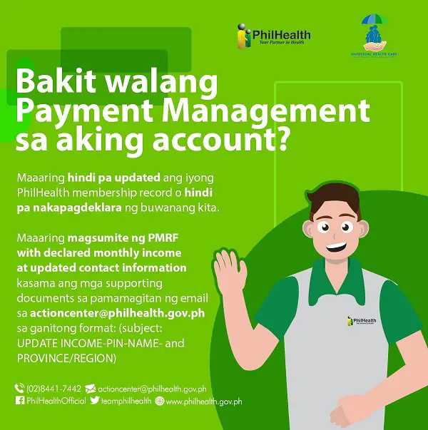 how to update monthly income in philhealth 5