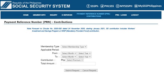 how to get sss prn number 10