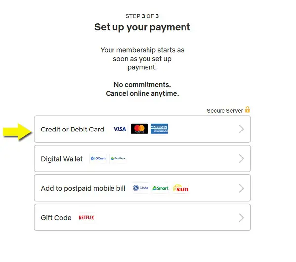 how to pay netflix using gcash 12