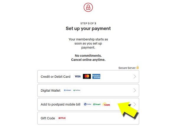 how to pay netflix using gcash 23