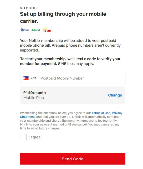 how to pay netflix using gcash 24