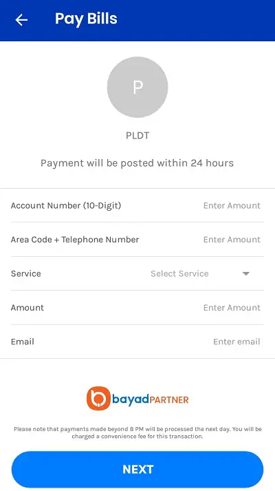 how to pay pldt using gcash 4
