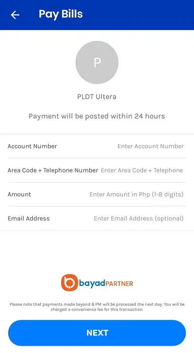 how to pay pldt using gcash 8