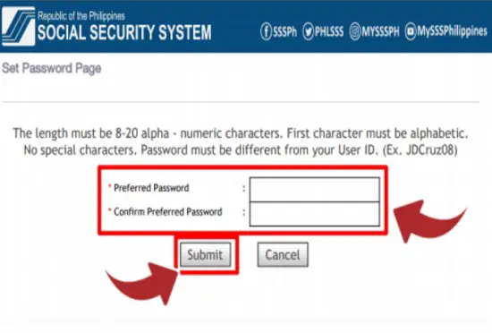 sss account locked 13