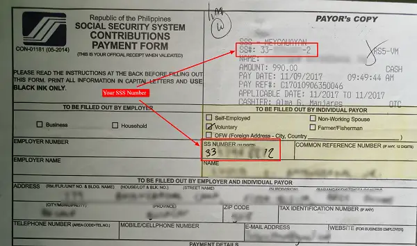 sss number verification 6