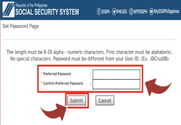 sss online registration 6