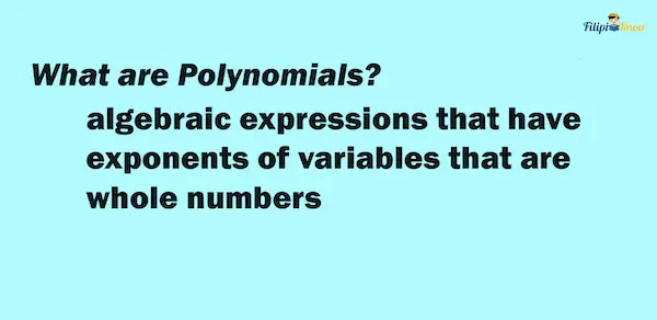 polynomials 1