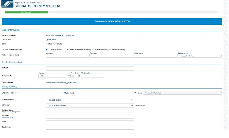 how to get SSS number online 7