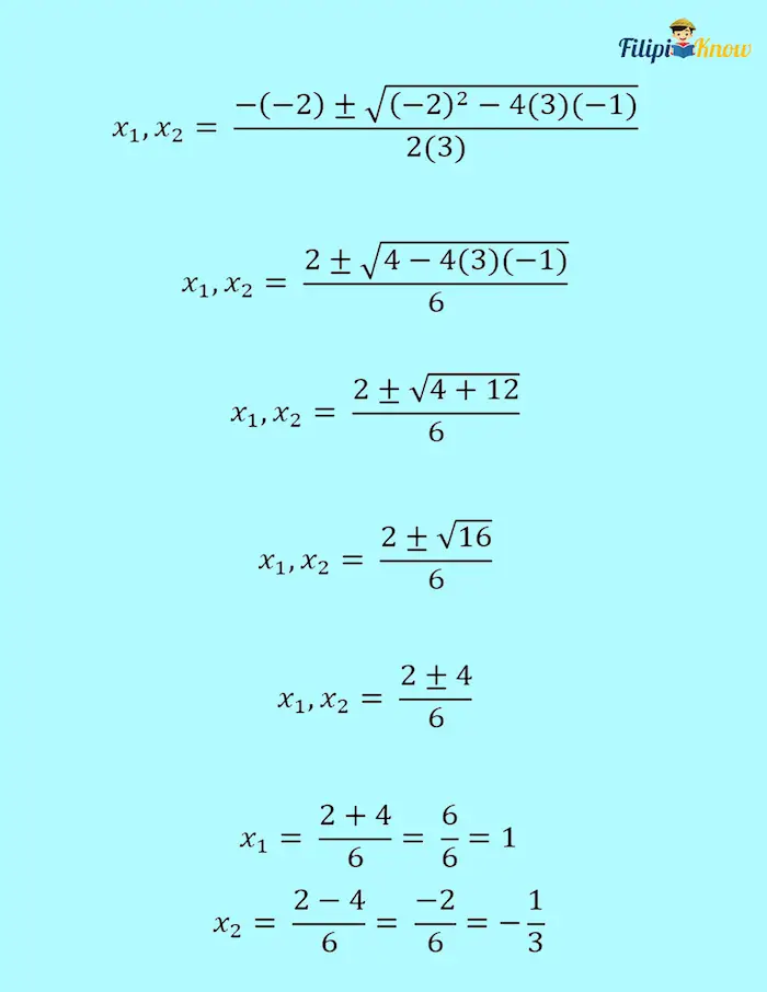 quadratic equations 14