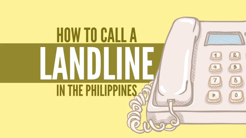 how to call landline in usa from philippines