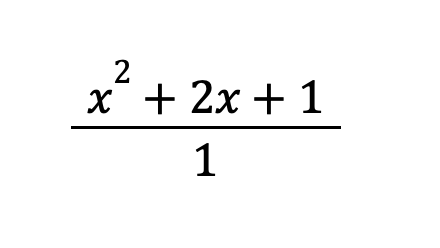 rational algebraic expressions examples 1