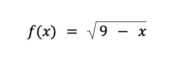 domain of a function sample problem 4