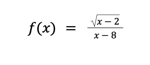 domain of a function sample problem 6