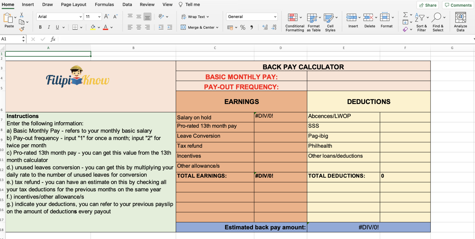 How To Compute Back Pay in the Philippines (With FREE Calculator