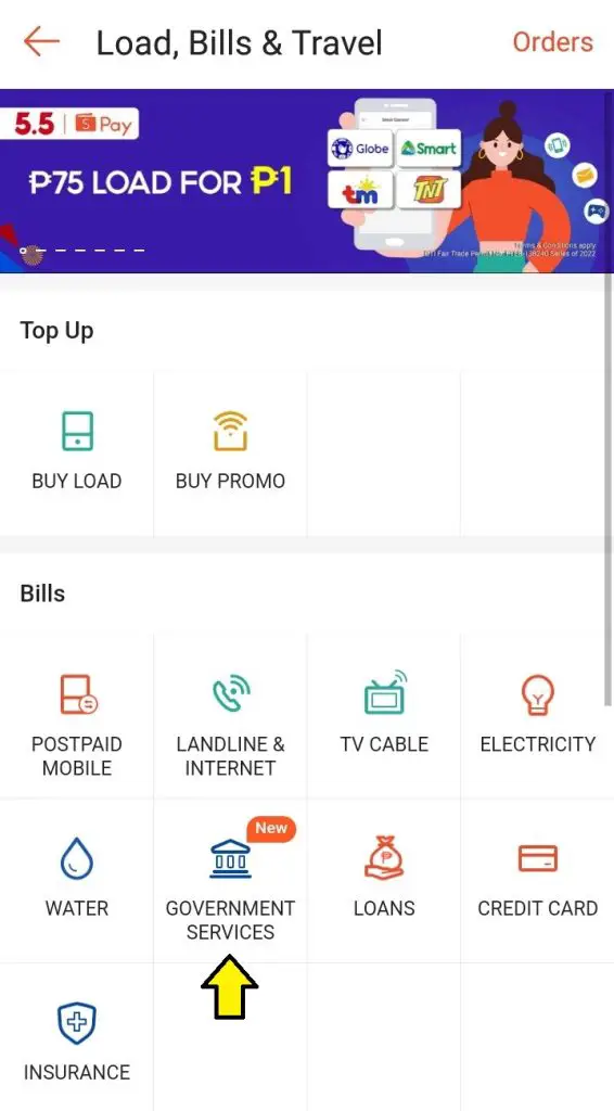 how to pay sss contribution using shopeepay 2