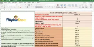 How To Compute Night Differential in the Philippines (With Free ...