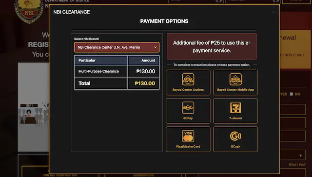 nbi clearance online renewal 5