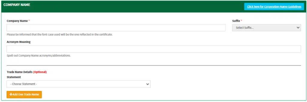 sec business name registration 5