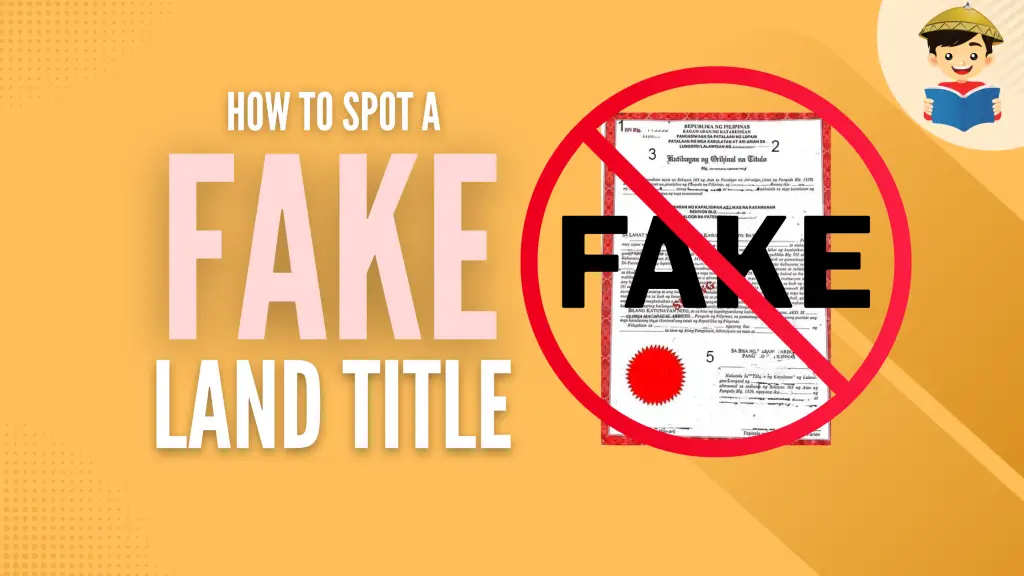 How To Spot a Fake Land Title in the Philippines