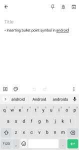 How To Type a Bullet Point Symbol (•) on Your Computer or Mobile Phone ...