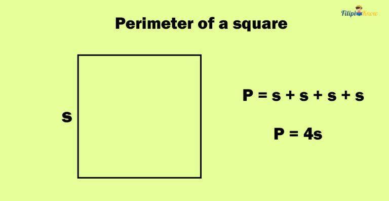 Area and Perimeter Formulas - FilipiKnow