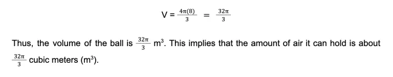 Sphere Sample Volume Volume of Solid Figures - FilipiKnow