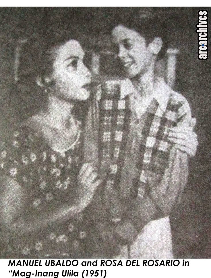 manuel ubaldo and rosa del rosario in the movie mag inang ulila