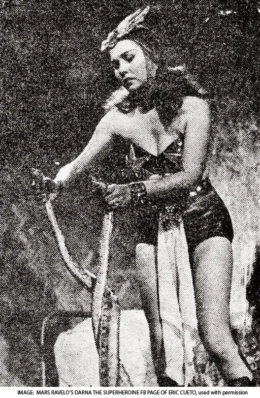 rosa del rosario as the first darna in movies
