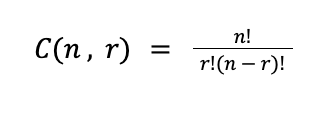 combinations formula