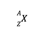 shorthand notation for writing a nuclide