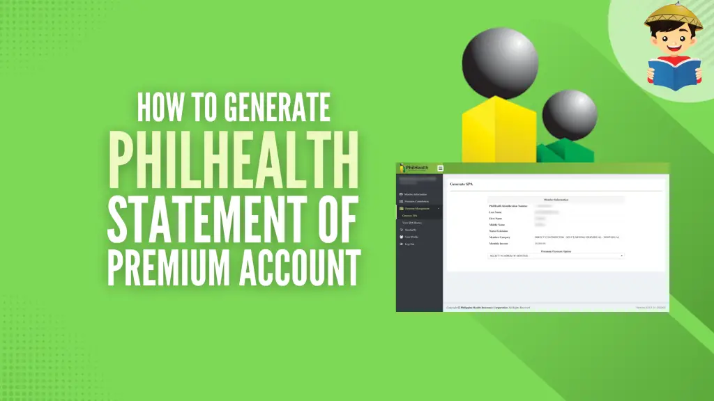 How To Generate SPA  (Statement of Premium Account) in PhilHealth