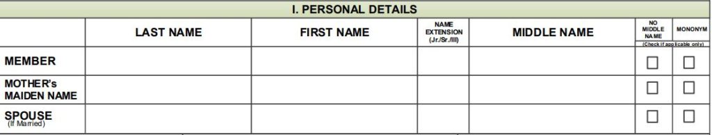 how to fill up philhealth form 4