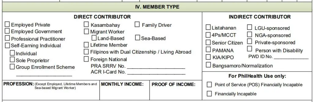 how to fill up philhealth form 9