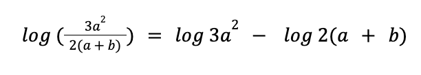 properties of logarithms solution to sample problem 3 - 1