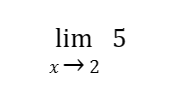 limit of a constant law 1