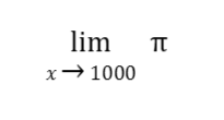 limit of a constant law 3