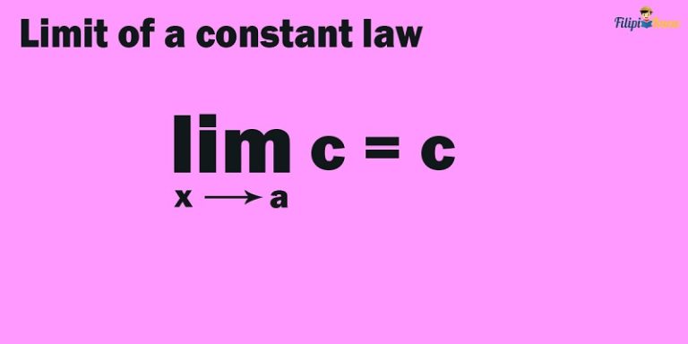 Constant Law Math Evaluating Limits in Calculus - FilipiKnow