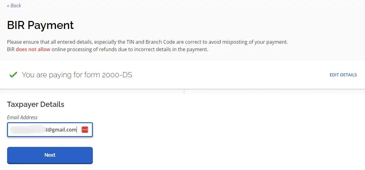 BIR Payment 1 How To Pay Documentary Stamp Online Thru Myeg.ph?