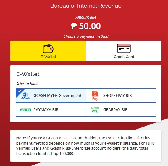 E wallet Gcash How To Pay Documentary Stamp Online Thru Myeg.ph?