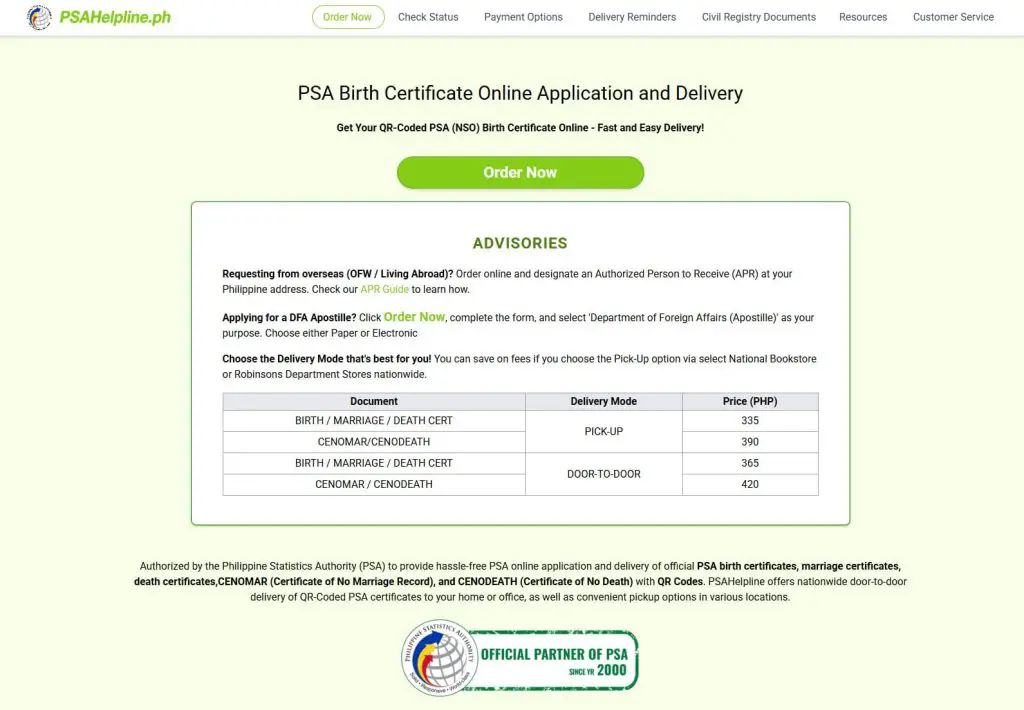 step 1 visit psahelpline 1 How To Request Documents From The PSAHelpline? (Updated 2025 Guide)