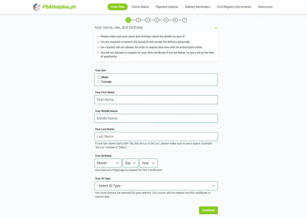 step 4 fill out requesters info How To Request Documents From The PSAHelpline? (Updated 2025 Guide)